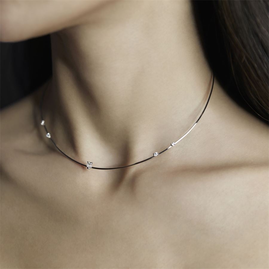 Collana 'Balance' in oro rosa BALANCE | CL GIRAU9R MQ CT.0,31